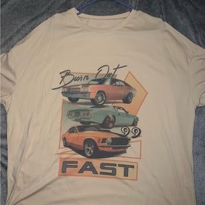 Cartoon Graphic Drop Shoulder Tee